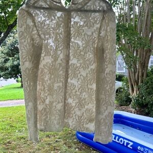 Elegant Lace Long Sleeve Top